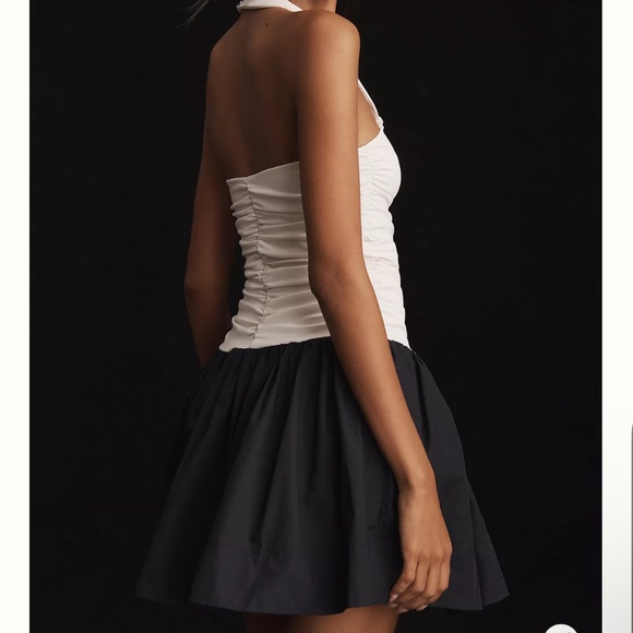 Anthropologie Maeve Halter Twofer Mini Dress Size Small - Picture 3 of 3